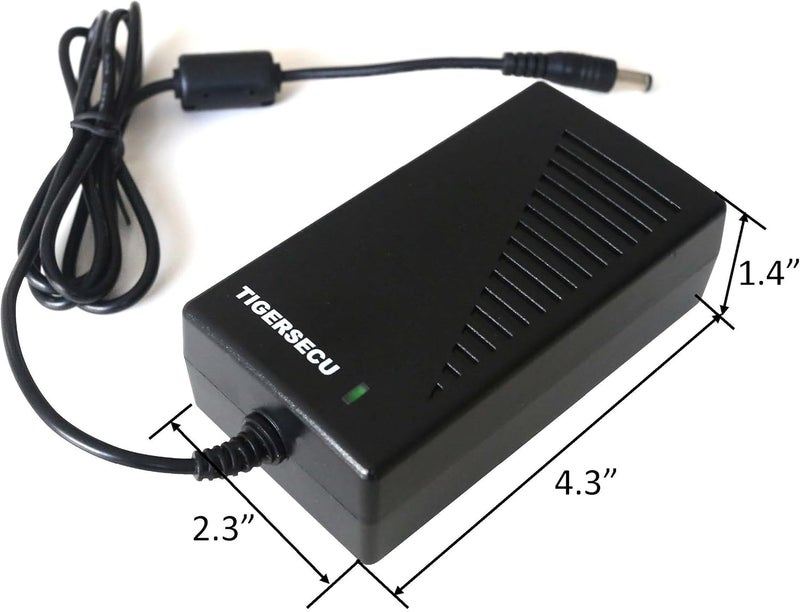 TIGERSECU Security Camera Power Adapter with 9-Way Power Splitter, 12V 5A 100V-240V 2.1x5.5mm Power Supply, Compatible with Lorex, Samsung, Q-See, Night Owl, Swann, Annke IP and BNC Cameras - Image 4